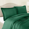 Picture of Nestl Duvet Cover 3 Piece Set - Ultra Soft Double Brushed Microfiber Hotel-Quality - Comforter Cover with Button Closure and 2 Pillow Shams, Hunter Green - Full (Double) 80"x90"