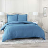 Picture of Nestl Duvet Cover 3 Piece Set - Ultra Soft Double Brushed Microfiber Hotel Collection - Comforter Cover with Button Closure and 2 Pillow Shams, Blue Heaven - Queen 90"x90"
