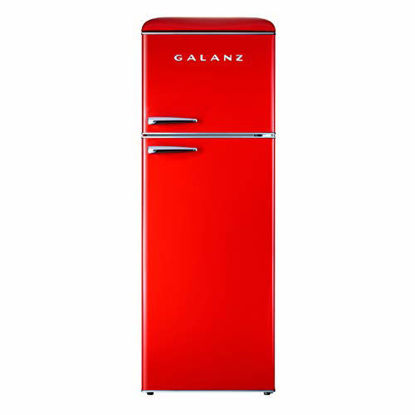 Picture of Galanz GLR12TRDEFR Retro Refrigerator, 12.0 Cu Ft, Red