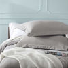 Picture of Bedsure Duvet Cover Full Size with Zipper Closure, Ultra Soft Hypoallergenic Comforter Cover Sets (Grey, Full)
