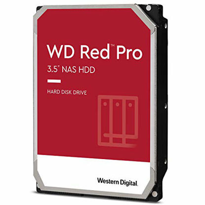 Picture of Western Digital 4TB WD Red Pro NAS Internal Hard Drive - 7200 RPM Class, SATA 6 Gb/s, CMR, 256 MB Cache, 3.5" - WD4003FFBX