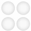 Picture of MOSISO 4 Pcs Laptop Silicone Feet (0.59 inch Diameter), Replacement Bottom Case Foot Compatible with MacBook Case (MacBook Pro/MacBook Air Shell Cover), White