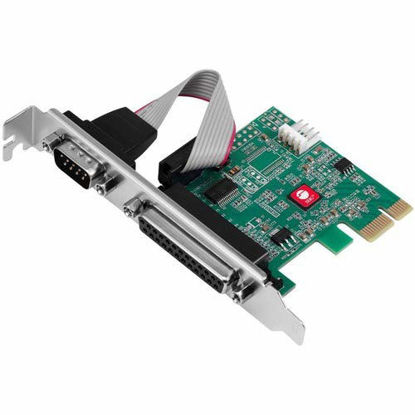 Picture of SIIG Single Serial Port/RS-232 and Single Parallel Port PCIe Card Compatible with 16C550 UART (JJ-E20311-S1)