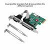 Picture of SIIG Single Serial Port/RS-232 and Single Parallel Port PCIe Card Compatible with 16C550 UART (JJ-E20311-S1)