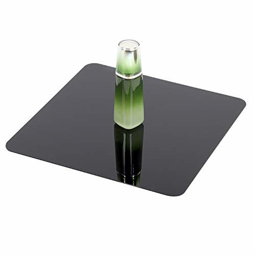 GetUSCart- Acrylic White & Black Reflective Display Table Riser for ...
