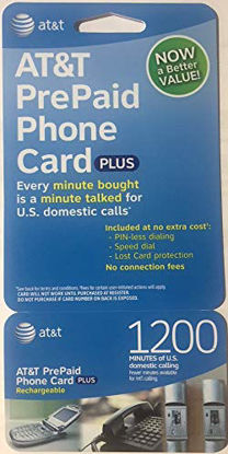 Picture of AT&T 1200 Minute Prepaid Phone Card (Calling Card)