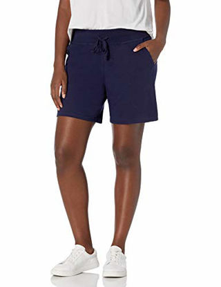 Picture of Hanes Women's Jersey Short, Navy, Medium