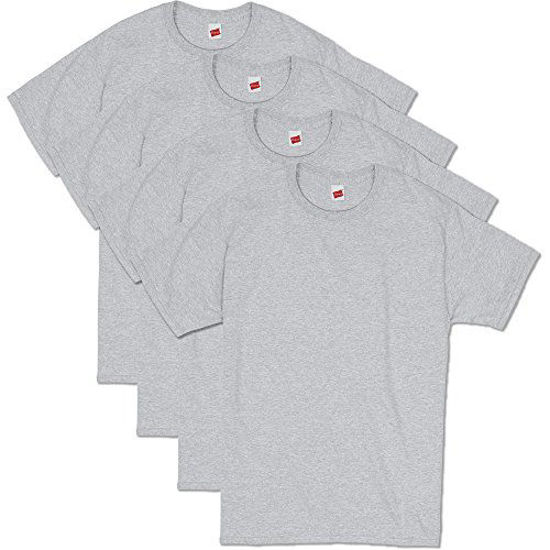 Picture of Hanes Men's ComfortSoft Short Sleeve T-Shirt (4 Pack ),Ash,X-Large