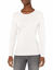 Picture of Hanes Women's Long Sleeve Tee, White, Large
