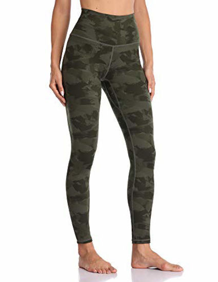 Yoga Pants (S, Army Green Splinter Camo 