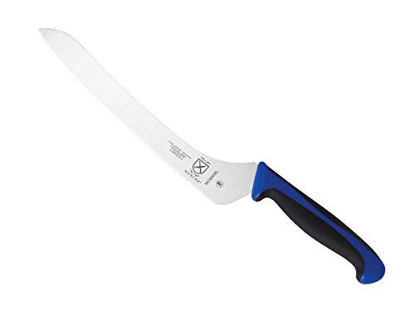 Picture of Mercer Culinary Millennia 9-Inch Offset Wavy Edge Bread Knife, Blue