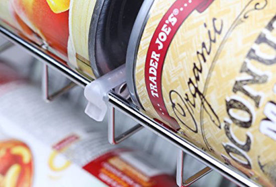 GetUSCart- SimpleHouseware Stackable Can Rack Organizer, Chrome