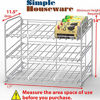 Picture of SimpleHouseware Stackable Can Rack Organizer, Chrome