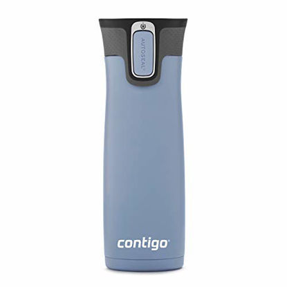 Picture of Contigo AUTOSEAL West Loop Vacuum-Insulated Stainless Steel Travel Mug, 20 oz, Earl Grey