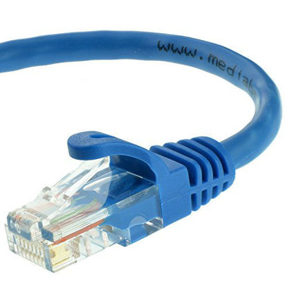 Picture of Mediabridge Ethernet Cable (100 Feet) - Supports Cat6 / Cat5e / Cat5 Standards, 550MHz, 10Gbps - RJ45 Computer Networking Cord (Part# 31-399-100X)