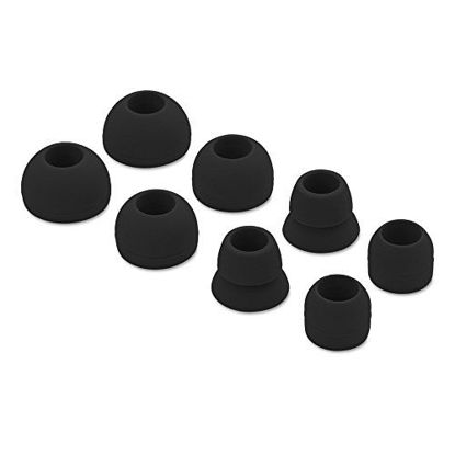 Picture of 8pcs Black Replacement Eartips Earbuds Eargels for Beats by dr dre Powerbeats 2 Wireless Stereo Earphones
