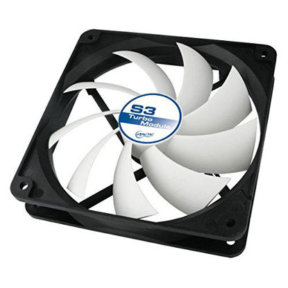Picture of ARCTIC S3 Turbo Module - Powerful Ventilation Add-On for Accelero S3 - 120 mm Fan for Increasing The Cooling Performance to 200 Watts - Extension Fan Graphics Card Cooler Accelero S3