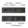 Picture of J-Tech Digital 4K 60HZ HDMI Audio Extractor Converter SPDIF + 3.5MM Output Supports HDMI 2.0, 18Gpbs Bandwidth, HDCP 2.2, Dolby Digital/DTS Passthrough CEC, HDR10 [JTD18G-H5CH]