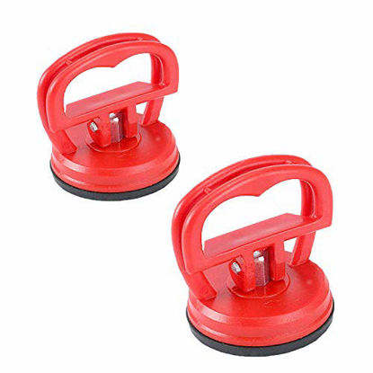 Picture of KISEER Heavy Duty Suction Cups, 2 Pcs Screen Suction Cup Repair Tool for iMac, iPhone, iPad, Computer, Tablet or Other LCD Screen