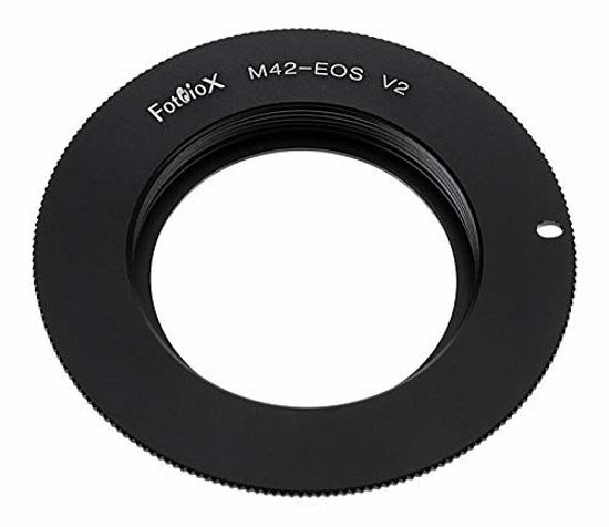 Picture of Fotodiox Lens Mount Adapter - M42 Type 2 Screw Mount SLR Lens to Canon EOS (EF, EF-S) Mount SLR Camera Body