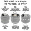 Picture of Fotodiox Lens Mount Adapter - M42 Type 2 Screw Mount SLR Lens to Canon EOS (EF, EF-S) Mount SLR Camera Body