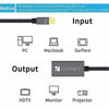 Picture of Mini Displayport to HDMI Adapter [2-Pack, Super Slim, Nylon Braided] iVanky Thunderbolt to HDMI Adapter for Microsoft Surface Pro/Dock, Apple MacBook Air/Pro, Monitor, Projector and More -Space Grey