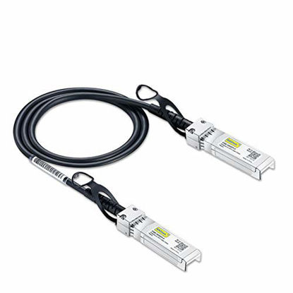 Picture of SFP+ DAC Twinax Cable, Passive, Compatible with Cisco SFP-H10GB-CU1M, Ubiquiti and More, 1 Meter(3.3ft)