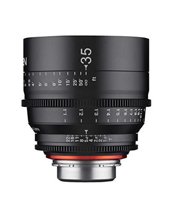 Picture of Rokinon Xeen XN35-PL 35mm T1.5 Professional Cine Lens for PL Mount Pro Video Cameras (Black)