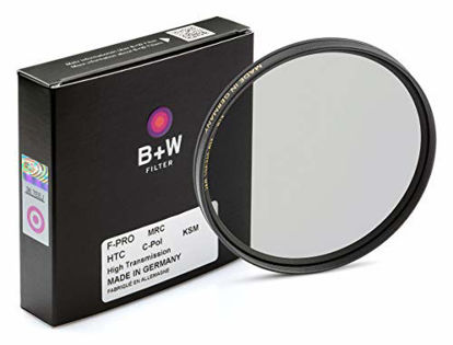 Picture of B + W Circular Polarizer Kaesemann - Standard Mount (F-PRO), HTC, 16 Layers Multi-Resistant Coating, Photography Filter, 43 mm