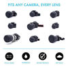 Picture of KUVRD - Universal Lens Cap, Version 1 - Fits 99% DSLR Lenses, Element Proof, Lifetime Coverage, 6-Pack