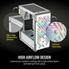 Picture of Corsair iCUE 220T RGB Airflow Tempered Glass Mid-Tower Smart Case, White