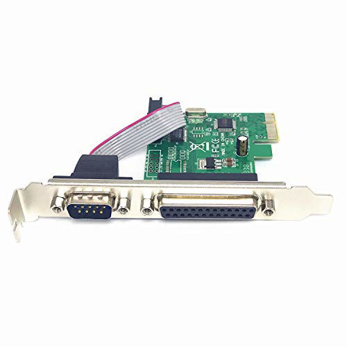 GetUSCart PCIe Combo Serial Parallel Expansion Card PCI Express to