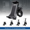 Picture of Abovetek Universal Handlebar Mount for iPad - iPhone - Tablet - Anti-Shock 360 Degree 3.5 to 12 Expandable Pole Strap Phone Holder Cradle for Indoor Cycling, Gym, Treadmill, Spin Bike, Elliptical