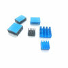 Picture of Raspberry Pi 4b Heatsink, Raspberry Pi Heatsink Aluminum Heatsink with Thermal Conductive Adhesive Tape for Raspberry Pi 4 Model B