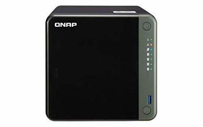 Picture of QNAP TS-453D-8G 4 Bay NAS for Professionals with Intel Celeron J4125 CPU and Two 2.5GbE Ports