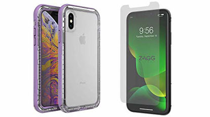 Picture of LifeProof Next Series Case for iPhone Xs & iPhone X - with ZAGG InvisibleShield Glass+ Screen Protector - Non Retail Packaging - (Ultra)