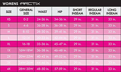 Picture of Arctix Women's Insulated Snow Pants, Orchid Fuchsia, Small/Regular