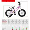 Picture of RoyalBaby Kids Bike Boys Girls Freestyle BMX Bicycle with Training Wheels Kickstand Gifts for Children Bikes 16 Inch Pink