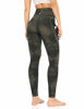 Picture of ODODOS Women's Out Pockets High Waisted Pattern Yoga Pants, Workout Sports Running Athletic Pattern Pants, Full-Length, Spread Camo, Large