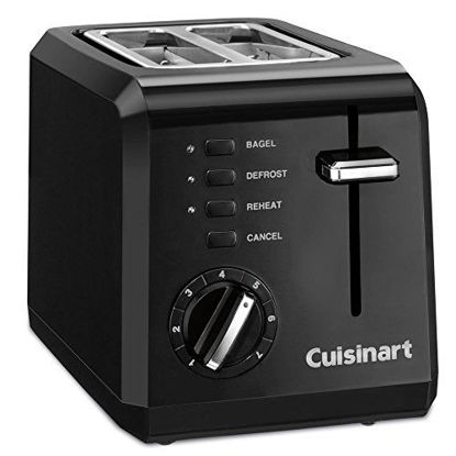 Picture of Cuisinart CPT-122BK 2-Slice Compact Plastic Toaster, Black