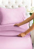 Picture of Queen Size Sheet Set - 4 Piece Set - Hotel Luxury Bed Sheets - Extra Soft - Deep Pockets - Easy Fit - Breathable & Cooling - Wrinkle Free - Comfy - Light Pink Bed Sheets - Queens Sheets - 4 PC