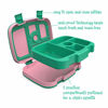Picture of Bentgo Kids Prints Leak-Proof, 5-Compartment Bento-Style Kids Lunch Box - Ideal Portion Sizes for Ages 3 to 7 - BPA-Free and Food-Safe Materials - 2020 Collection - Tropical