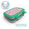 Picture of Bentgo Kids Prints Leak-Proof, 5-Compartment Bento-Style Kids Lunch Box - Ideal Portion Sizes for Ages 3 to 7 - BPA-Free and Food-Safe Materials - 2020 Collection - Tropical