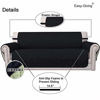 Picture of Easy-Going 4 Seater Sofa Slipcover Reversible Sofa Cover Water Resistant Couch Cover with Foam Sticks Elastic Straps Furniture Protector for Pets Kids Children Dog Cat(XX-Large, Black/Beige)