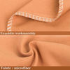 Picture of NTBAY King Pillowcases Set of 2, 100% Brushed Microfiber, Soft and Cozy, Wrinkle, Fade, Stain Resistant with Envelope Closure, 20 x 40 Inches, Pale Orange