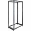 Picture of StarTech.com 42U Open Frame Server Rack - 4 Post Adjustable Depth (22" to 40") Network Equipment Rack w/ Casters/Levelers/Cable Management (4POSTRACK42),Black