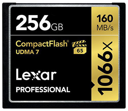Picture of Lexar Professional 1066 x 256GB VPG-65 CompactFlash card (Up to 160MB/s Read) LCF256CRBNA1066