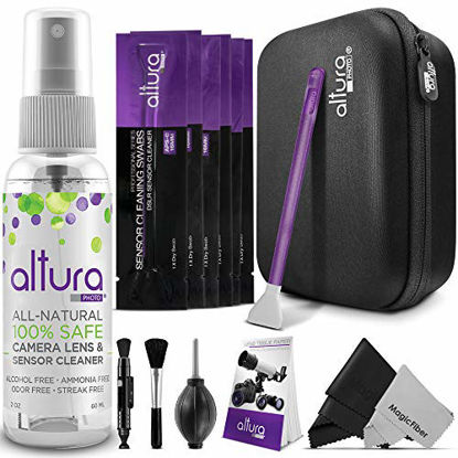 Picture of Altura Photo Professional Cleaning Kit APS-C DSLR Cameras Sensor Cleaning Swabs with Carry Case