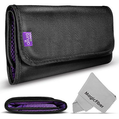 Picture of 6 Pocket Filter Wallet Case for Round or Square Filters + Premium MagicFiber Microfiber Cleaning Cloth