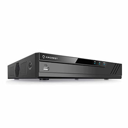 Picture of Amcrest NV4108E-HS 4K 8CH POE NVR (1080p/3MP/4MP/5MP/6MP/8MP/4K) POE Network Video Recorder - Supports up to 8 x 8MP/4K IP Cameras, 8-Channel Power Over Ethernet Supports up to 6TB HDD (Not Included)
